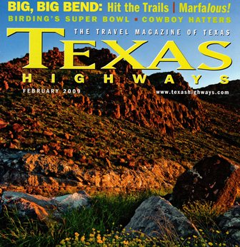 Texas Highways Magazine Cover February 2009